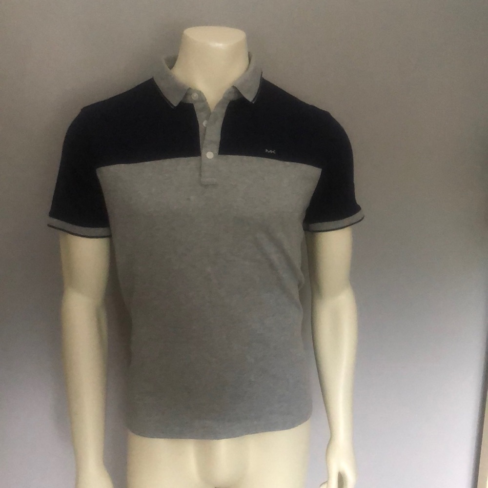 Michael Kors Men Two Tone Polo Shirt